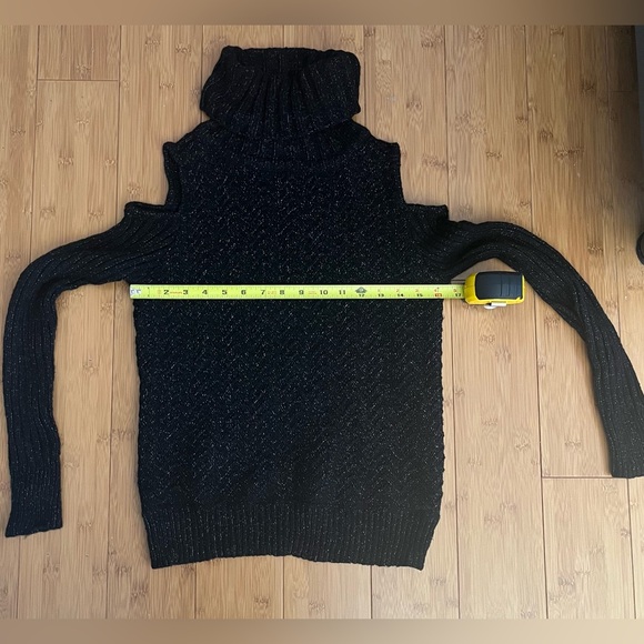 American Rag Cold Shoulder Textured Sweater - Picture 7 of 7